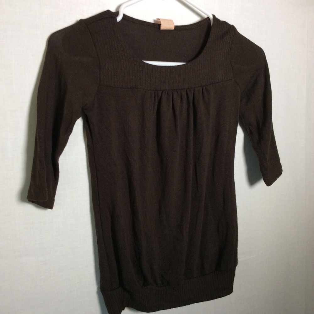 P❤️inc Girls Brown Pullover Sweater